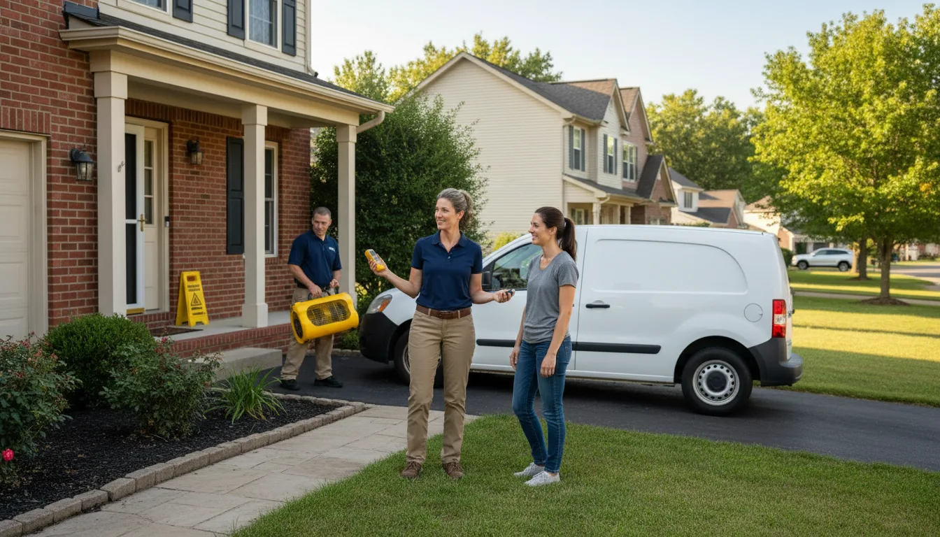 Water restoration image for Dehumidification And Cleanup Services in Perdue Hill, AL